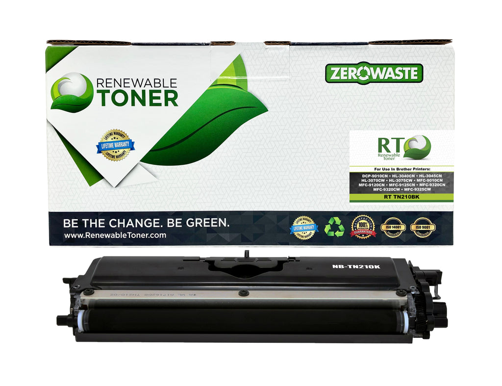 RT Brother TN210 TN-210BK Compatible Toner Cartridge (Black)