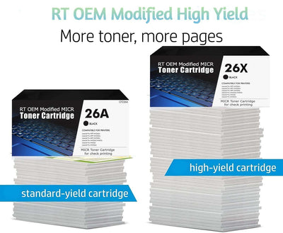 HP 26X OEM Modified HP CF226X Genuine Toner Cartridge (High Yield)