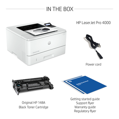 HP 4001dw LaserJet Check Printer with 1 OEM Modified W1480A MICR Toner Cartridge