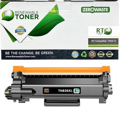 RT TN830XL Compatible Brother TN830 Toner Cartridge (Black, New Chip)