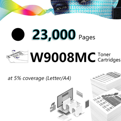 HP W9008MC OEM Modified MICR Toner Cartridge