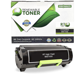 RT 66S1X00 Compatible Lexmark Toner Cartridge with OEM chip (Black, Extra High Yield)