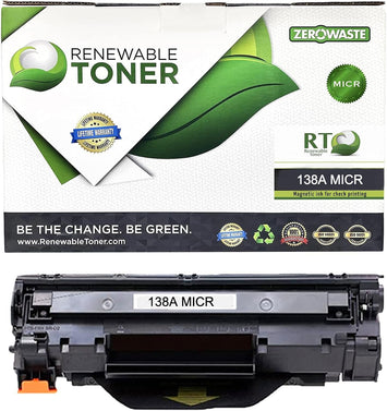 RT 138A MICR Compatible HP W1380A Toner Cartridge (New Chip)