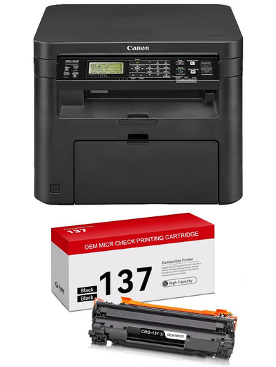 Canon D570 Wireless Check Printer with CRG 137 OEM Modified MICR Toner Cartridge