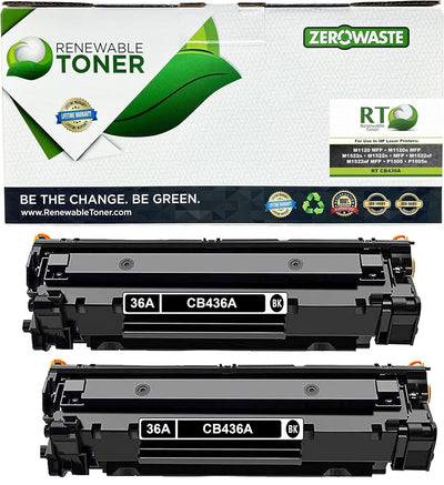 RT 36A Compatible HP CB436A Toner Cartridge (2-pack)