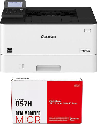 Canon ImageCLASS LBP236dw Printer with 057H OEM MICR Cartridge (High Yield)