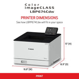 Canon LBP674Cdw Color Check Printer with 1 RT 069H MICR Cartridge (High Yield)