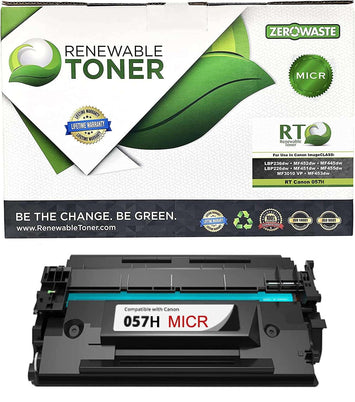 RT 057H Compatible Canon MICR Toner Cartridge (New Chip, High Yield)