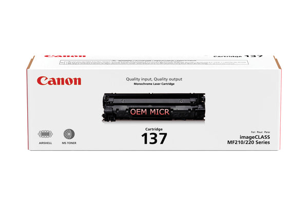 Canon 137 OEM Modified 9435B001AA MICR Toner Cartridge