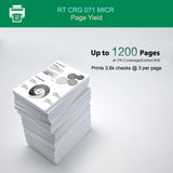 RT CRG-071 Compatible Canon MICR Toner Cartridge (New Chip)