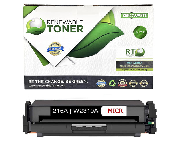 RT 215A Compatible HP W2310A MICR Toner Cartridge, New Chip