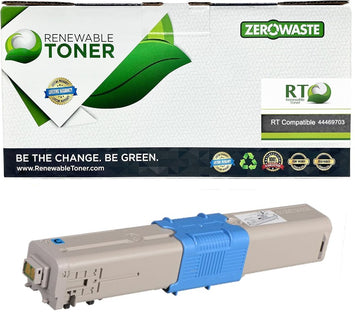 RT C17 Compatible OKI 44469703 Toner Cartridge (Cyan)