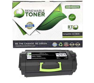 RT 521 Compatible Lexmark 52D1000 MICR Toner Cartridge