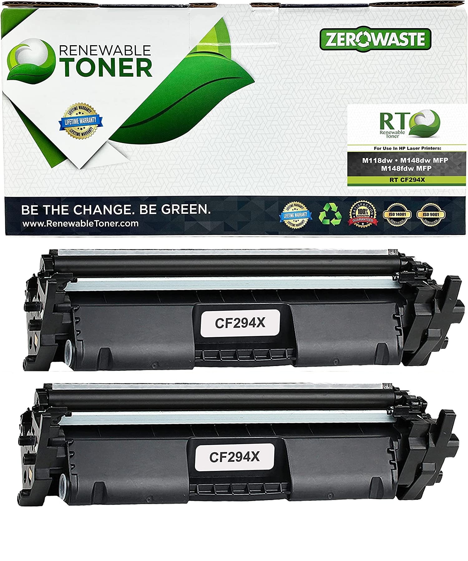 RT 94X Compatible HP CF294X Toner Cartridge (High Yield, 2-Pack)