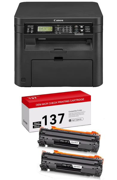 Canon D570 Wireless Check Printer with 2 CRG 137 OEM Modified MICR Cartridges