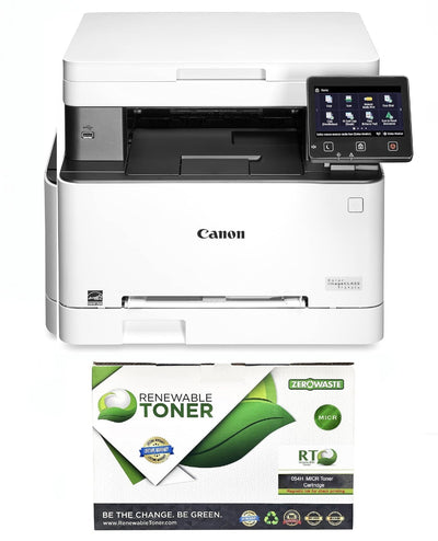 Canon ImageCLASS MF641Cw Check Printer with 1 RT 054H MICR Cartridge (High Yield)