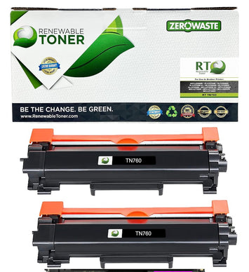 RT TN-650 Compatible Brother TN650 Toner Cartridge (Black, 2-Pack)