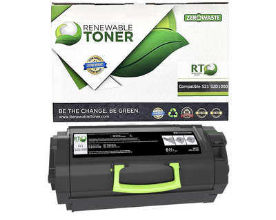 RT 521 Compatible Lexmark 52D1000 Compatible Toner Cartridge