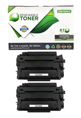 RT 55A Compatible HP CE255A Toner Cartridge (2-Pack)