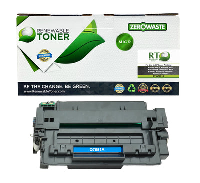 RT 51A Compatible HP Q7551A MICR Toner Cartridge